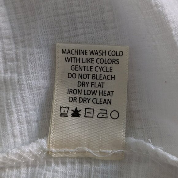 Max Studio Top Size 3X White Cinched Sleeve Jersey Dropped-Shoulder Blouse NWT - Picture 12 of 14